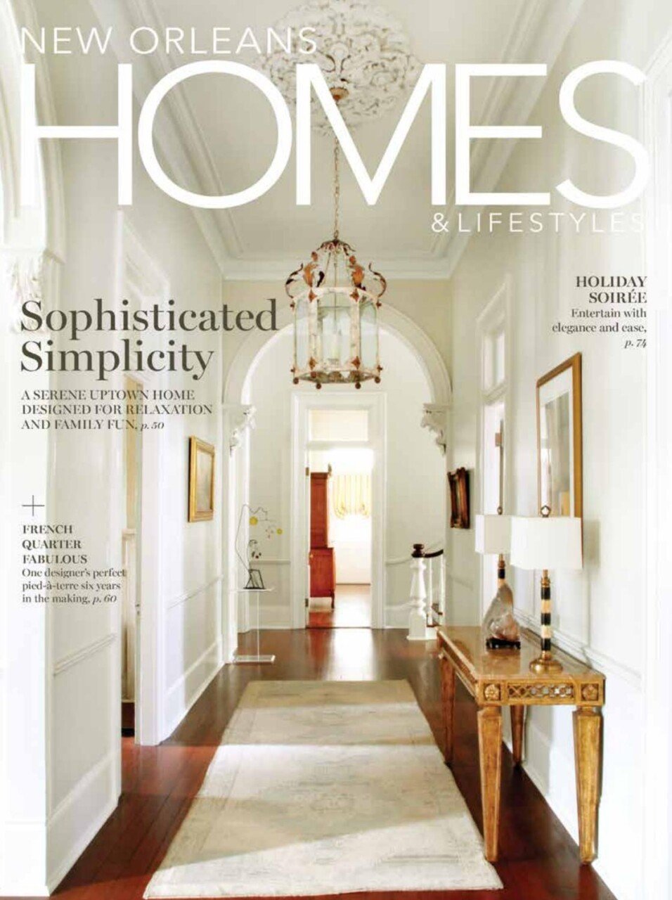 New Orleans Homes - Winter 2017 magazine cover