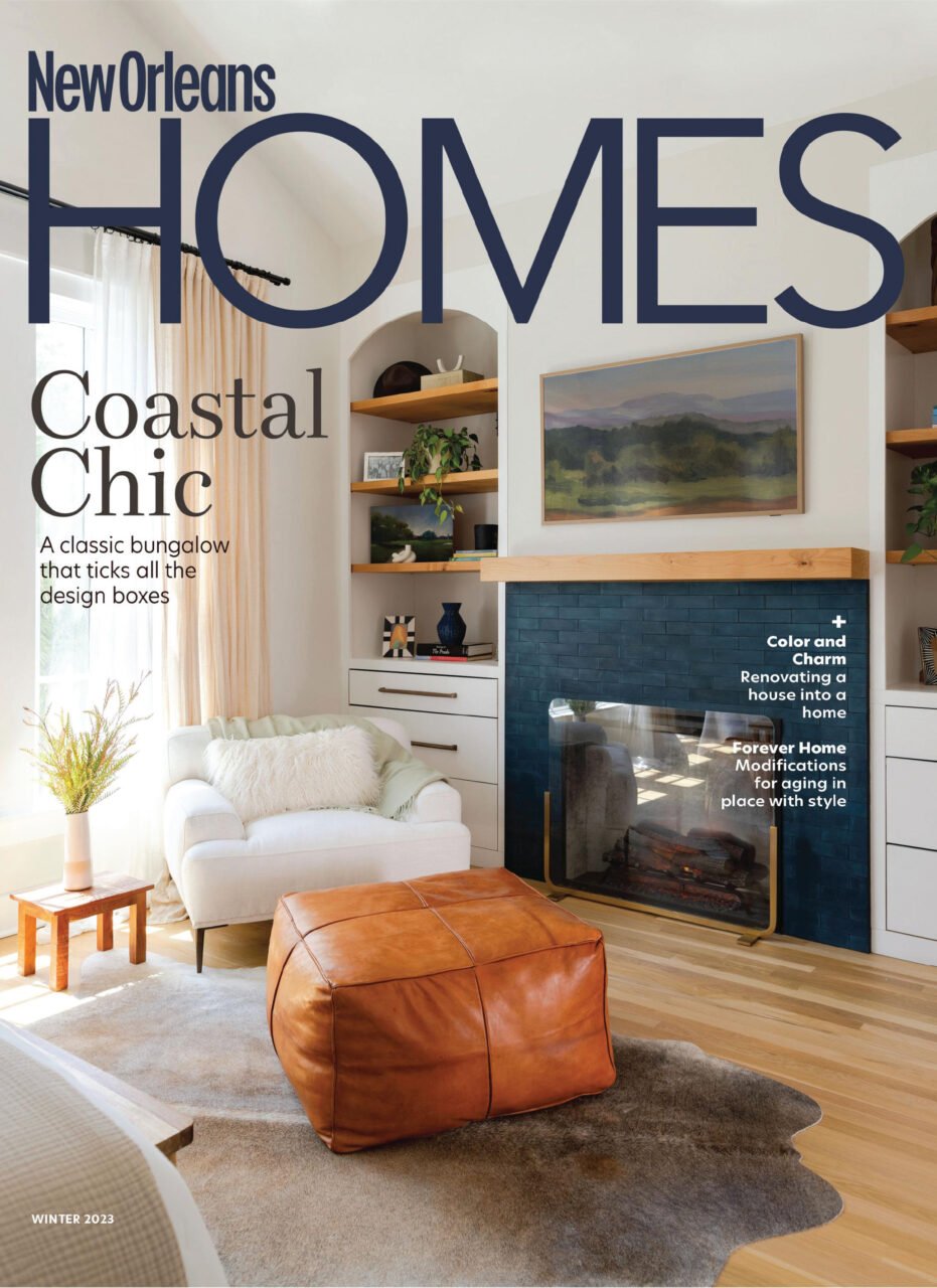 New Orleans Homes - Winter- 2023 magazine cover